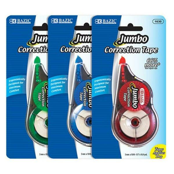 Bazic Products Bazic 5 mm x 394in Jumbo Correction Tape Pack of 24 1630